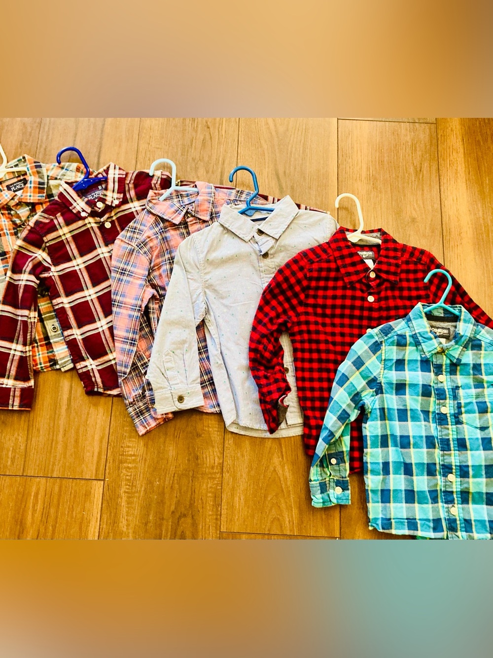 Carter's Boys Button-Down Shirts Name Brand NICE Size 3t - 5 Shirts